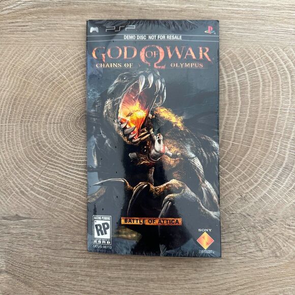 God of War Chains of Olympus ( Sony PSP ) Battle Of Attica Demo Disc * Sealed*